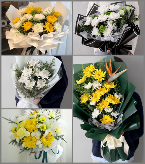 安徽宿州市灵璧县灵城镇虹川社区白事花束代送